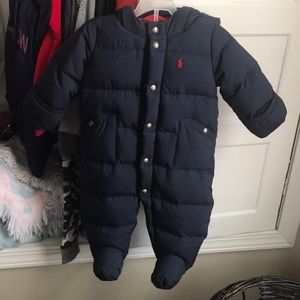 6M boys Ralph Lauren Polo Snowsuit